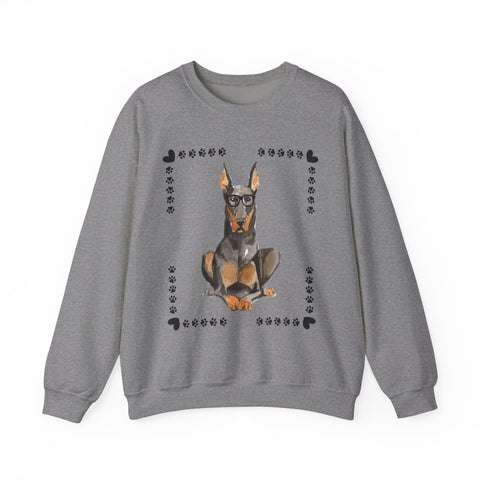Geeky Good Doberman Unisex Crewneck Sweatshirt