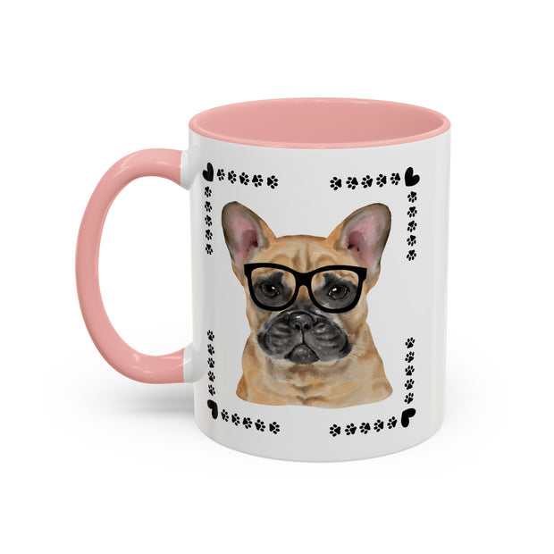 Geeky Good Pug Accent Coffee Mug