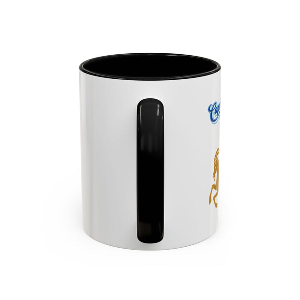 'Capricorn' Zodiac Accent Coffee Mug