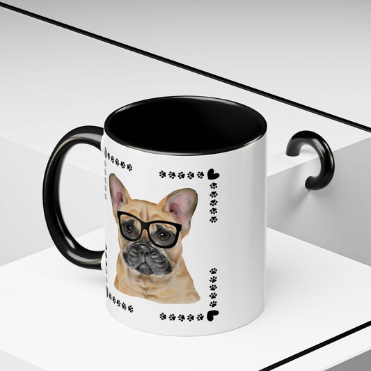 Geeky Good Pug Accent Coffee Mug
