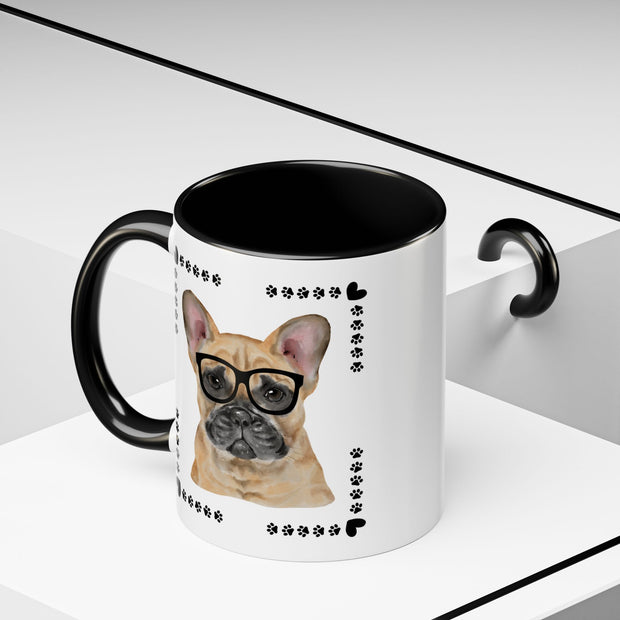 Geeky Good Pug Accent Coffee Mug