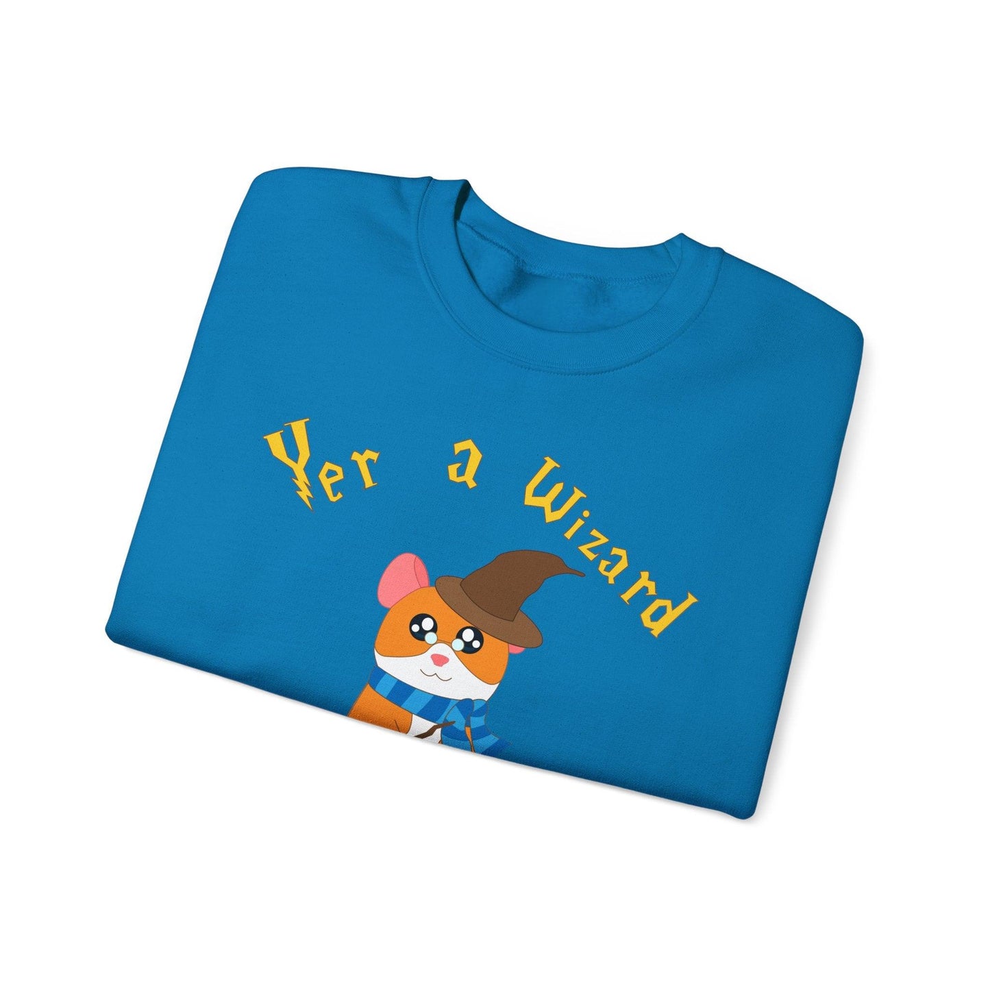 Hammy Wizard Hamster Sweatshirt | Cute Wizard Hamster Crewneck