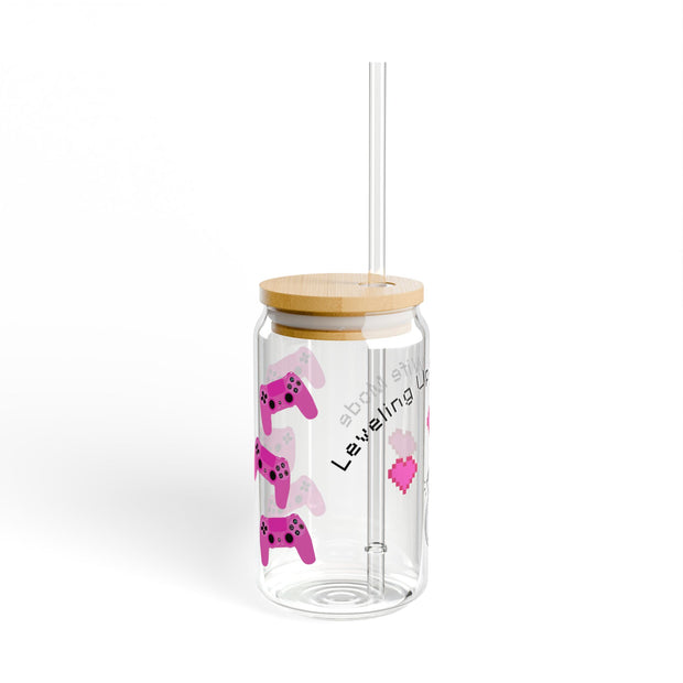'Leveling Up To Wife Mode' Sipper Glass
