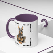 Geeky Good Doberman Accent Coffee Mug
