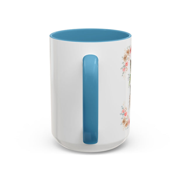 Geeky Goddess Bunny Accent Coffee Mug