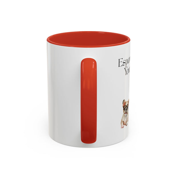 'Espawresso Yourself' French Bulldog Accent Coffee Mug