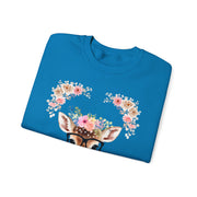 Geeky Goddess Deer Unisex Crewneck Sweatshirt
