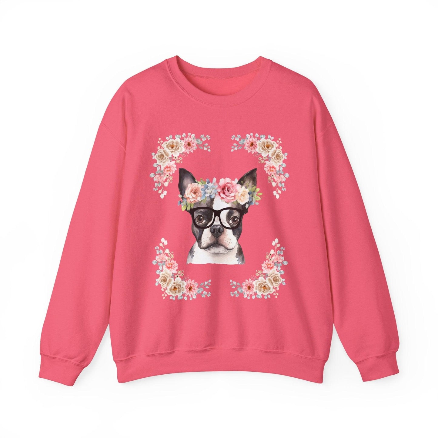 Geeky Goddess French Bulldog Unisex Crewneck Sweatshirt