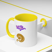 'Virgo' Zodiac Accent Coffee Mug