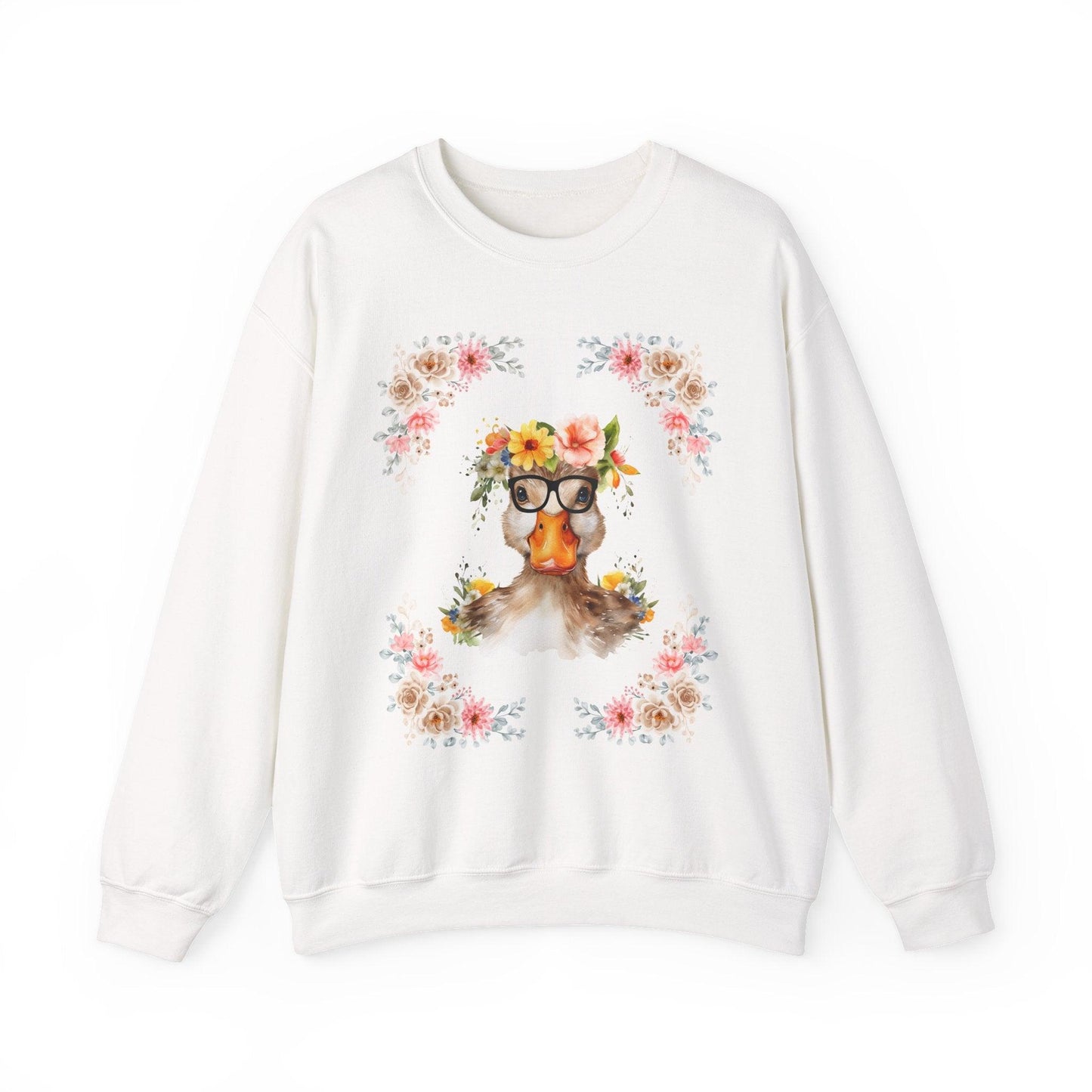 Geeky Goddess Duck Unisex Crewneck Sweatshirt