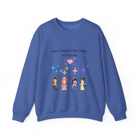 'Main Character Mode Activated' Unisex Crewneck Sweatshirt