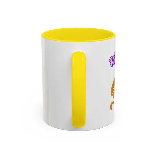 'Virgo' Zodiac Accent Coffee Mug