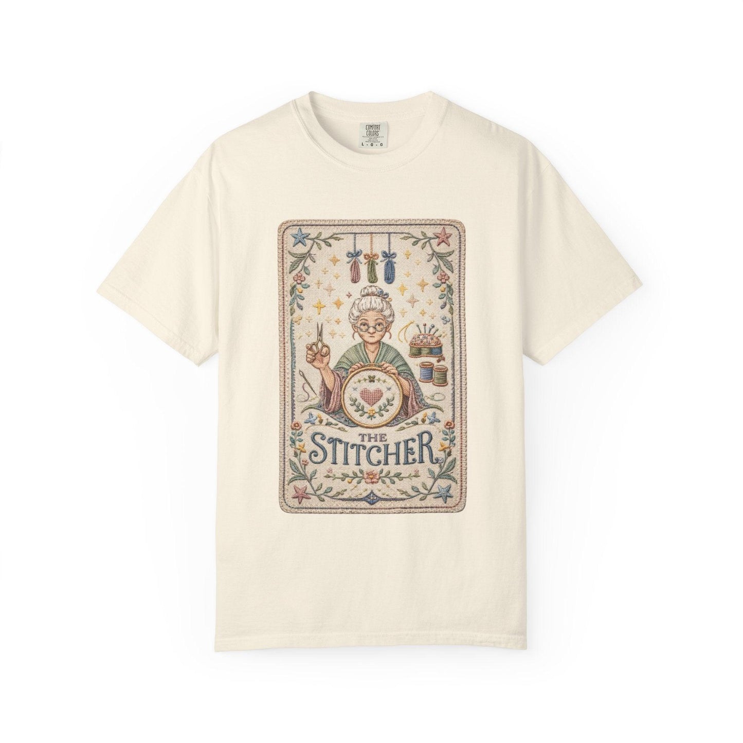Grandma Hobbies Shirt, Vintage Cross Stitch Tee, Sewing Gift for Her, Embroidery Lover Shirt, Cottagecore Aesthetic