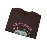 Cozy Gamer Sweatshirt, Unisex Crewneck, Gaming Gift, Comfortable Outfit, Video Game Apparel, Casual Style