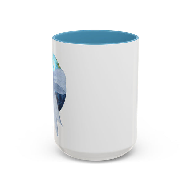 Earth Wrapped In A Bow Accent Coffee Mug