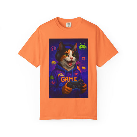 Game On Tricolored Cat Unisex T-shirt