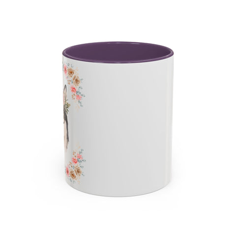 Geeky Goddess Siberian Husky Accent Coffee Mug
