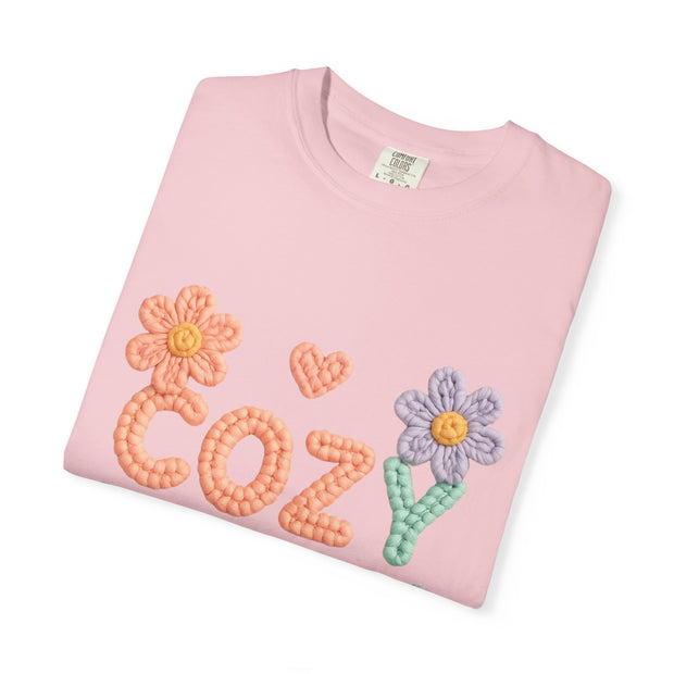 Cozy Vibes T-shirt - Unisex Garment-Dyed