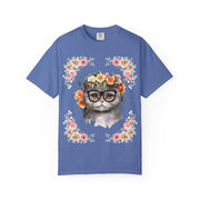 Geeky Goddess Gray Cat Unisex T-Shirt