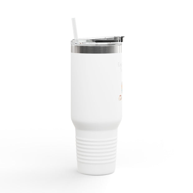 'Espawresso Yourself' Dachshund Insulated Travel Mug, 40oz