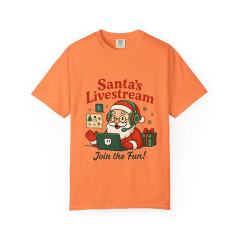 'Santa Livestream: Join the Fun! ' T-Shirt