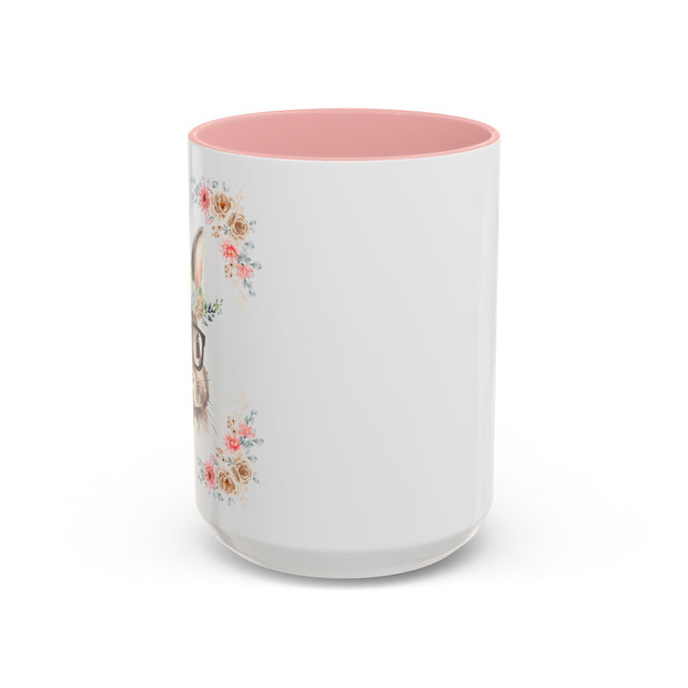 Geeky Goddess Bunny Accent Coffee Mug