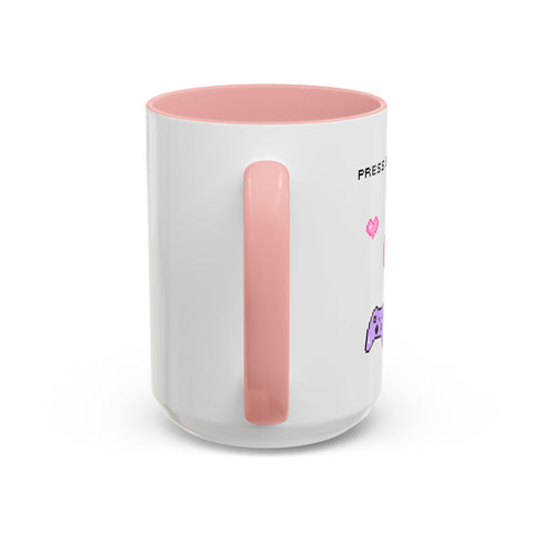'Press Start To Slay' Accent Coffee Mug