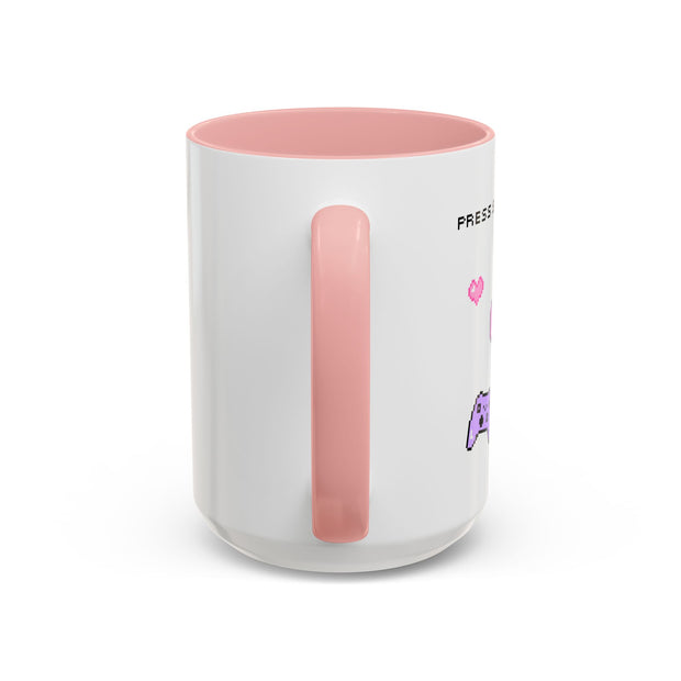 'Press Start To Slay' Accent Coffee Mug