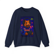 Gamer Guinea Pig Sweatshirt, Cute Animal Gift, Fun Video Game Apparel, Casual Wear, Unisex Crewneck