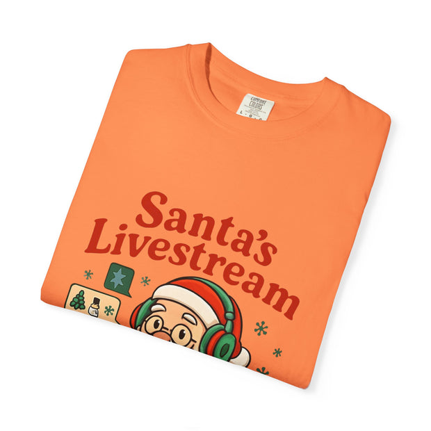 'Santa Livestream: Join the Fun! ' T-Shirt