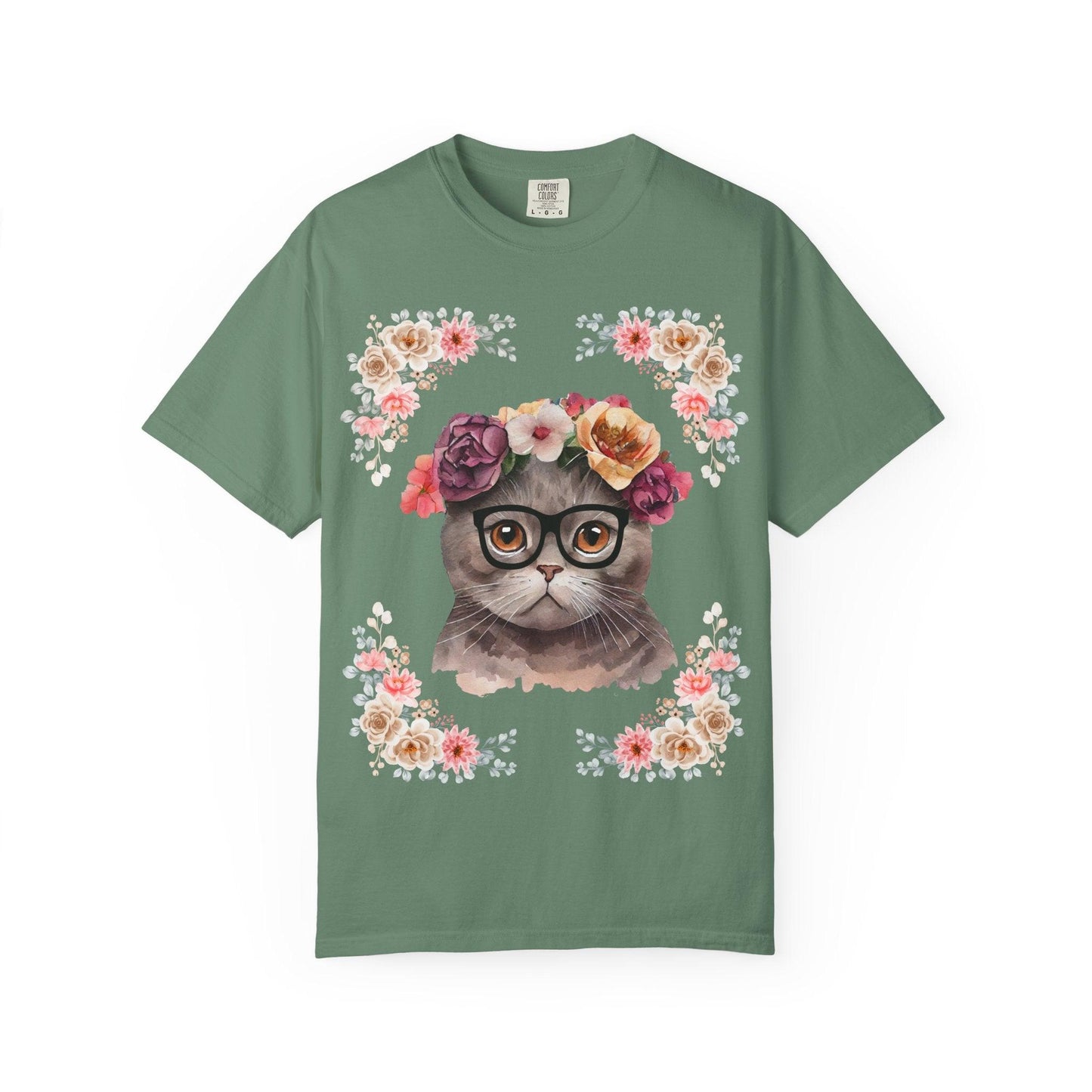 Geeky Goddess Dark Gray Cat Unisex T-Shirt