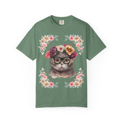 Geeky Goddess Dark Gray Cat Unisex T-Shirt