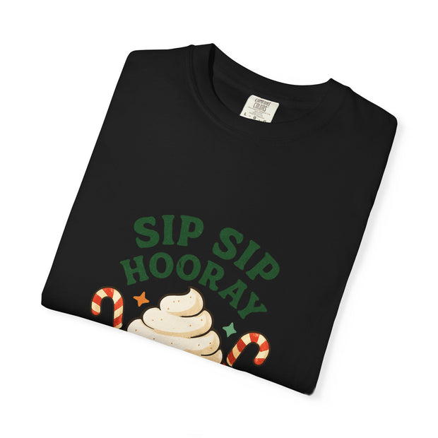 'Sip Sip Hooray' Holiday Unisex T-shirt