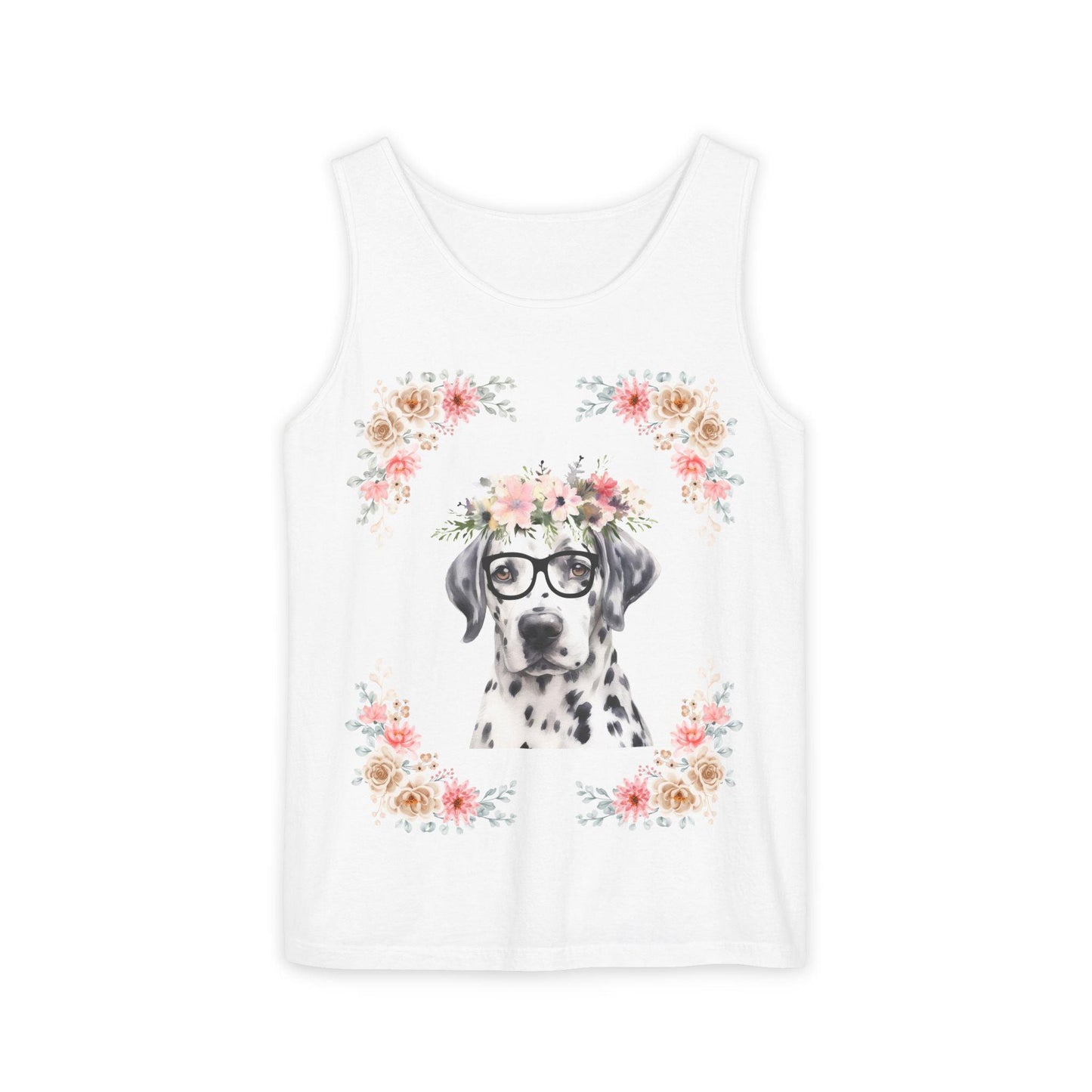 Geeky Goddess Dalmatian Unisex Tank Top