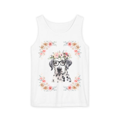 Geeky Goddess Dalmatian Unisex Tank Top