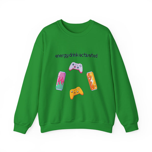 'Energy Drink Activated' Unisex Crewneck Sweatshirt