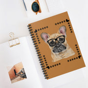 Geeky Good French Bulldog Spiral Notebook