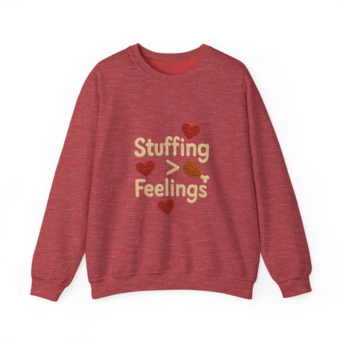 Stuffing Over Feelings Crewneck Sweatshirt | Funny Funny Thanksgiving Sweatshirt | Unisex Cozy Apparel | Holiday Gift for Foodies, [...]