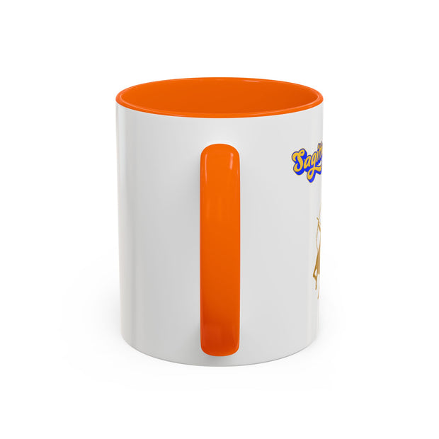 'Sagittarius' Zodiac Accent Coffee Mug