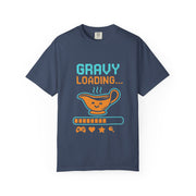 Gravy Loading Unisex Tee, Funny Foodie T-Shirt for Thanksgiving, Casual Wear, Gamer Gift, Comfort Fit