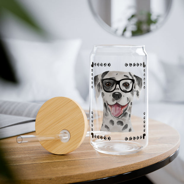 Geeky Good Dalmatian Sipper Glass