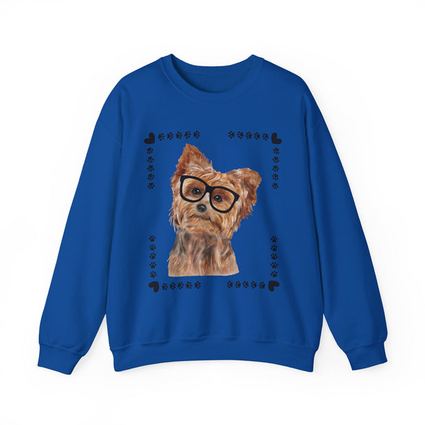 Geeky Good Yorkie Crewneck Sweatshirt