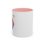 Purple Pumpkin Wrapped In A Bow Accent Coffee Mug