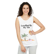 'Leveling Up My Tan' Unisex Tank Top