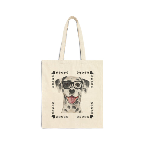 Geeky Good Dalmatian Cotton Canvas Tote Bag