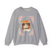 Geeky Goddess Guinea Pig Unisex Crewneck Sweatshirt