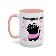 'Meowgical Girl' Accent Coffee Mug