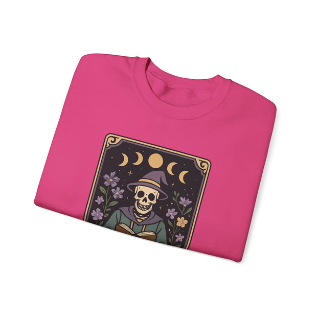 Bookworm Skeleton Crewneck Sweatshirt