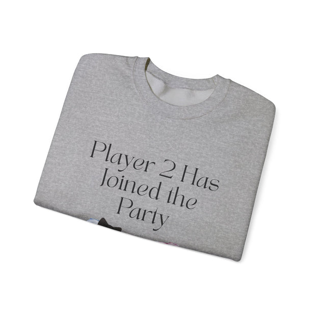 'Player 2 Has Joined The Party' 'Est. 2026' Unisex Crewneck Sweatshirt