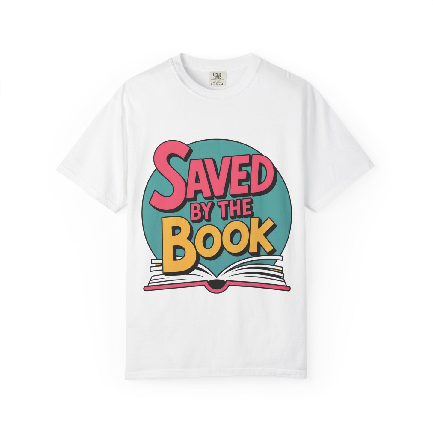 Saved by the Book T-Shirt, Book Lover Graphic Tee, BookTok Reader Shirt, Cute Reading T-Shirt, Library Lover Gift for Women